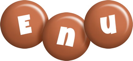 Enu candy-brown logo