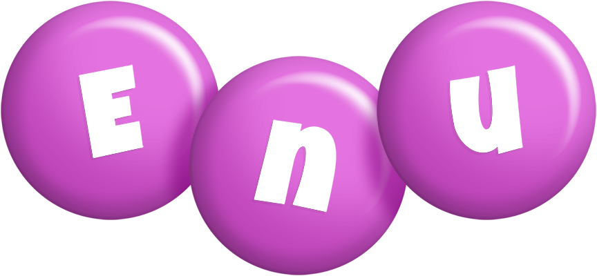 Enu candy-purple logo