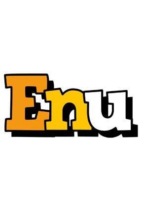 Enu cartoon logo