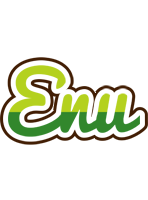 Enu golfing logo