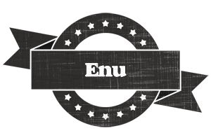 Enu grunge logo