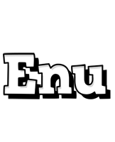 Enu snowing logo