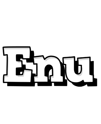 Enu snowing logo