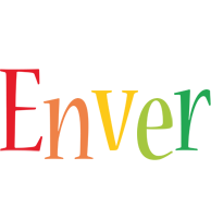 Enver birthday logo