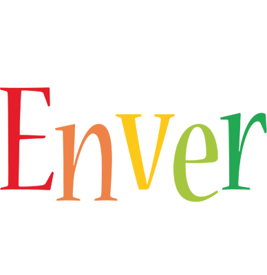 Enver birthday logo