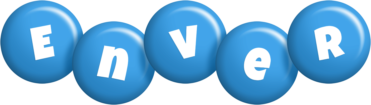 Enver candy-blue logo