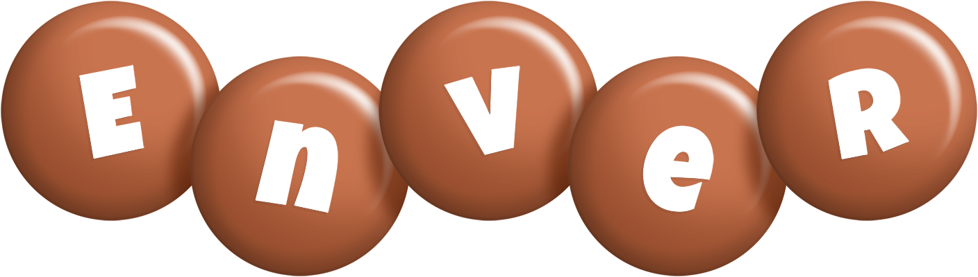Enver candy-brown logo