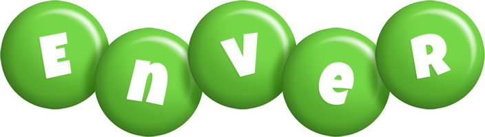 Enver candy-green logo