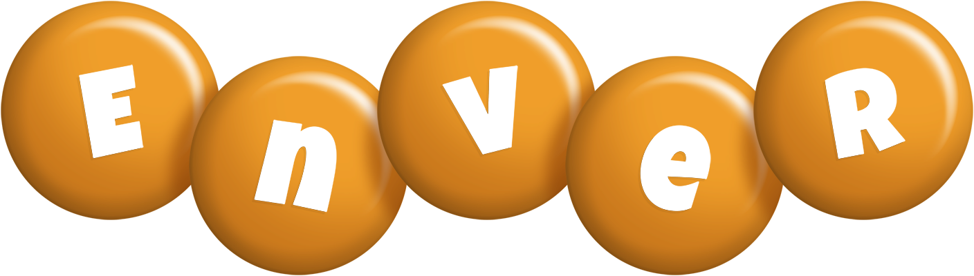 Enver candy-orange logo