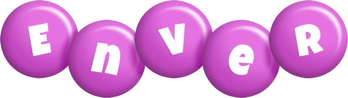 Enver candy-purple logo