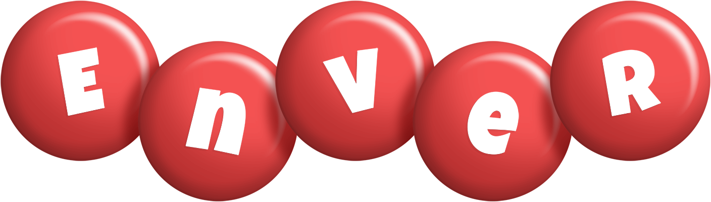 Enver candy-red logo