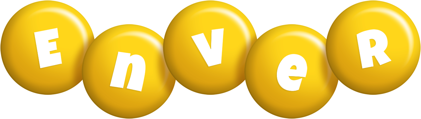 Enver candy-yellow logo