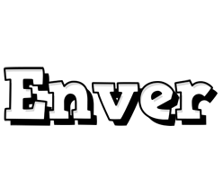 Enver snowing logo