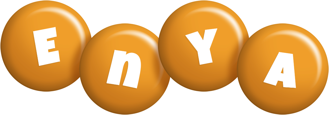 Enya candy-orange logo