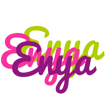 Enya flowers logo