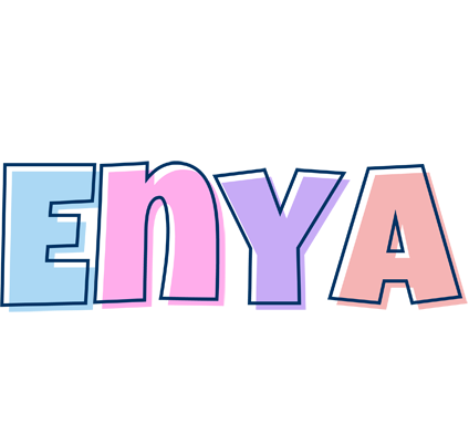 Enya pastel logo