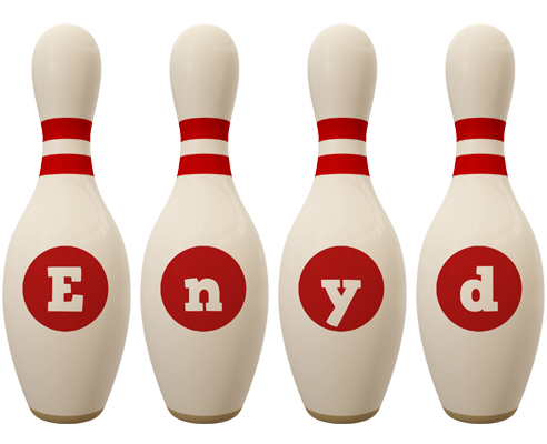 Enyd bowling-pin logo