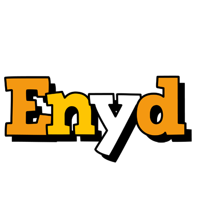 Enyd cartoon logo