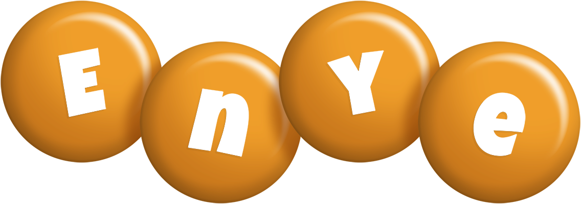 Enye candy-orange logo
