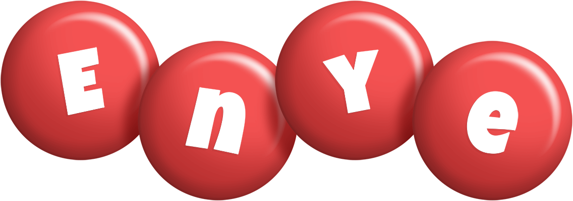 Enye candy-red logo