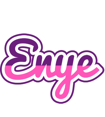 Enye cheerful logo
