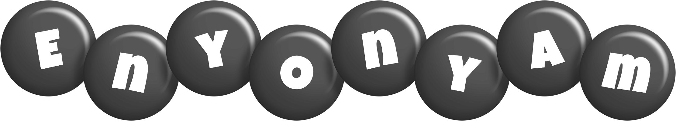 Enyonyam candy-black logo