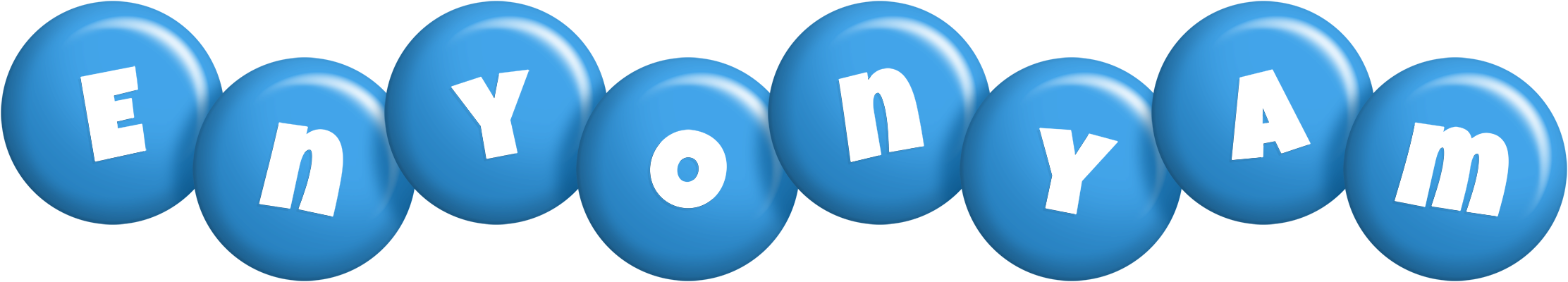 Enyonyam candy-blue logo