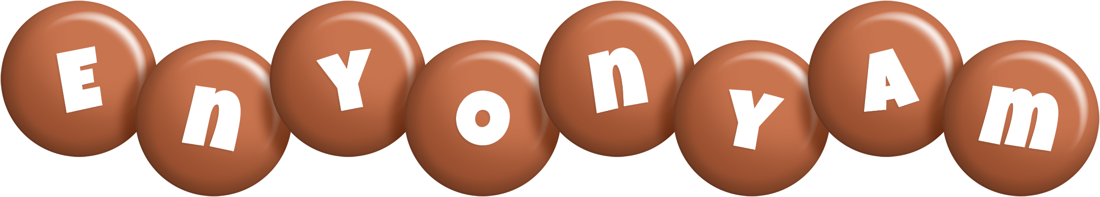 Enyonyam candy-brown logo