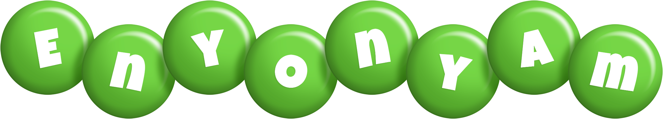 Enyonyam candy-green logo