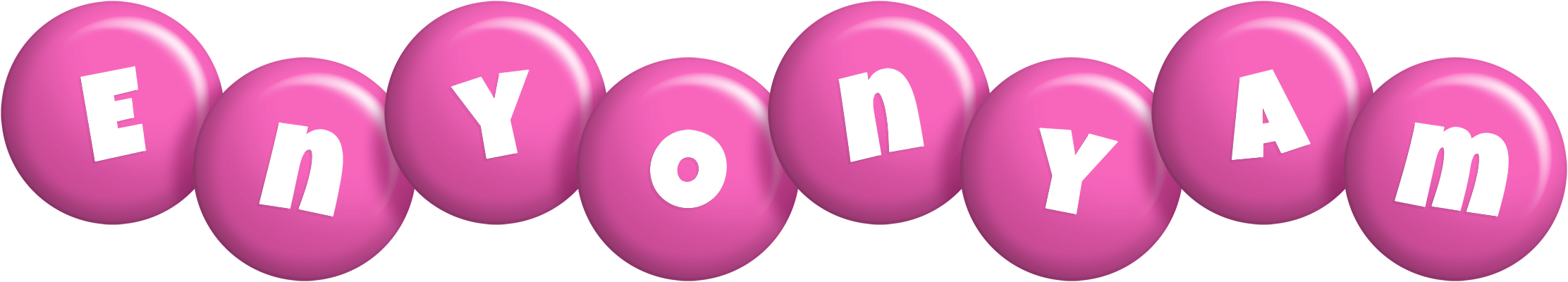 Enyonyam candy-pink logo