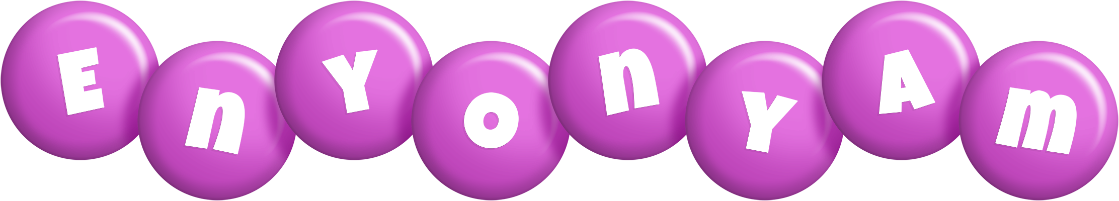 Enyonyam candy-purple logo