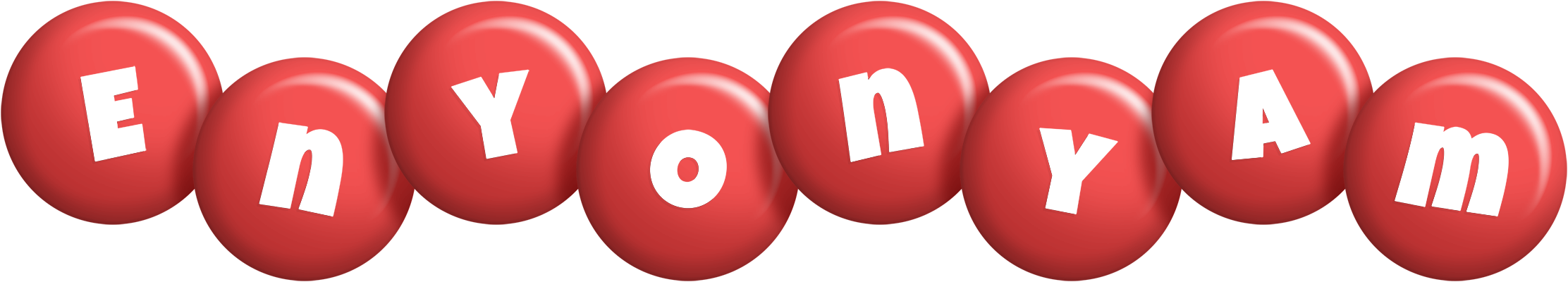 Enyonyam candy-red logo