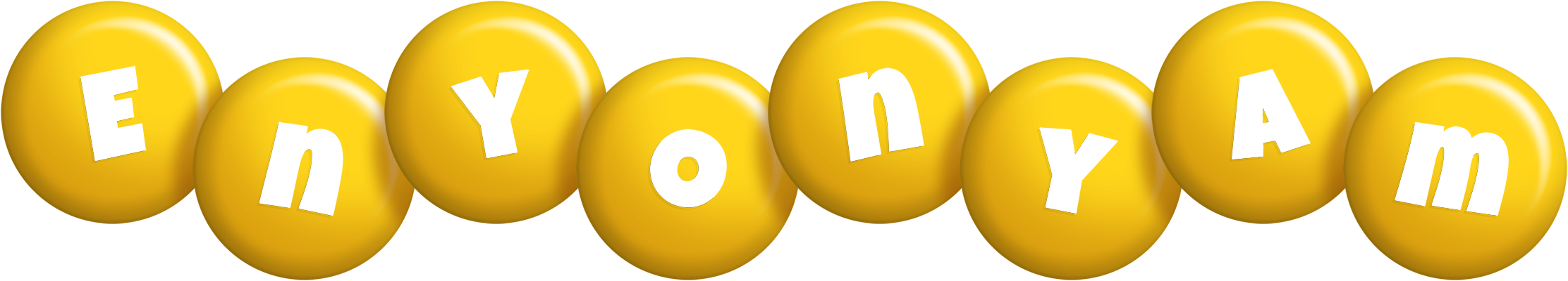 Enyonyam candy-yellow logo