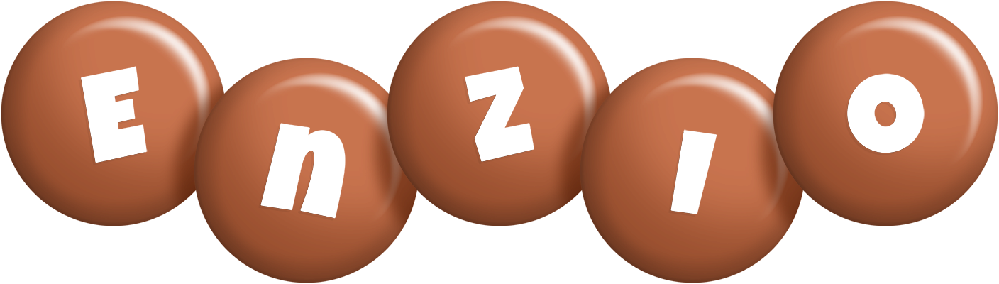Enzio candy-brown logo