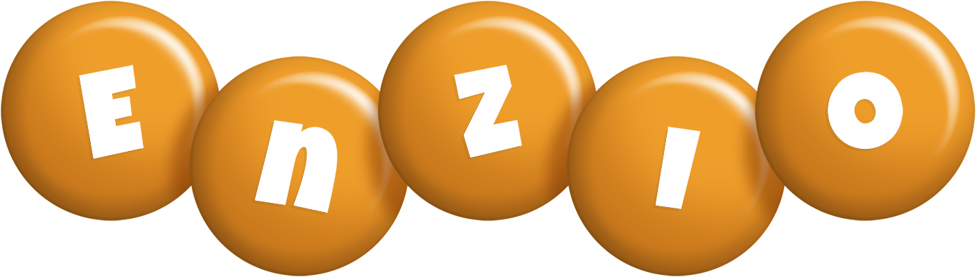 Enzio candy-orange logo