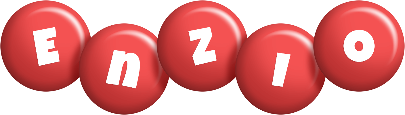 Enzio candy-red logo