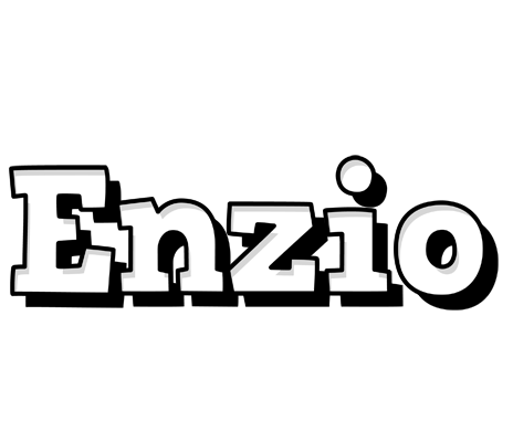 Enzio snowing logo