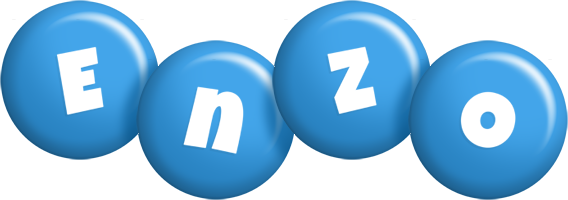 Enzo candy-blue logo