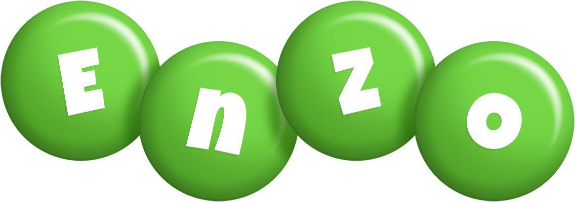 Enzo candy-green logo