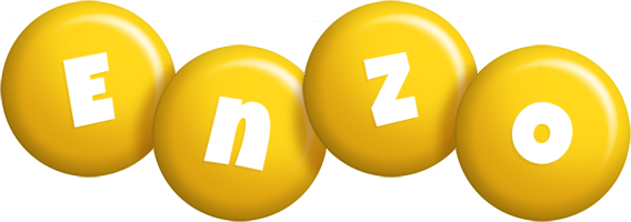 Enzo candy-yellow logo