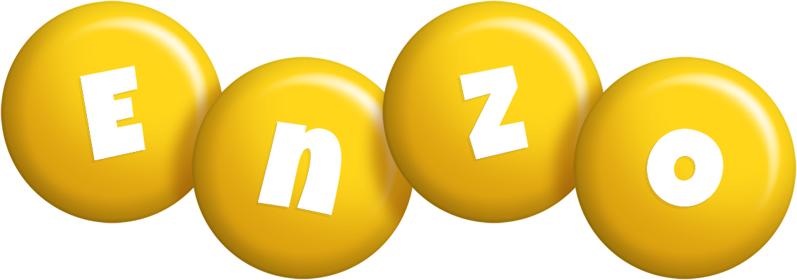 Enzo candy-yellow logo