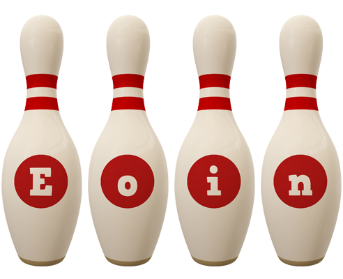 Eoin bowling-pin logo