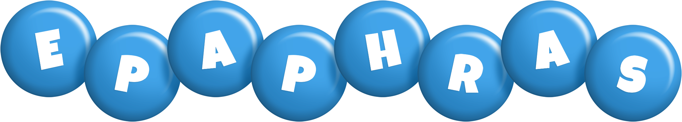 Epaphras candy-blue logo