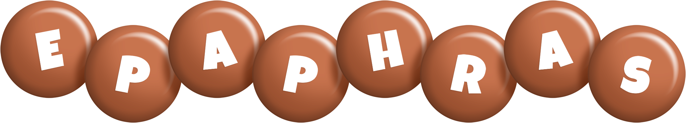 Epaphras candy-brown logo