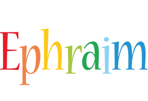 Ephraim birthday logo