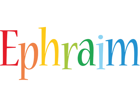 Ephraim birthday logo