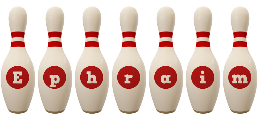 Ephraim bowling-pin logo