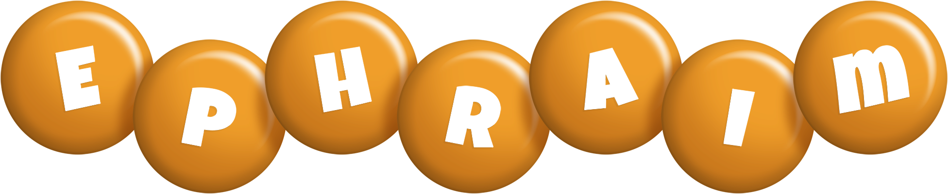 Ephraim candy-orange logo