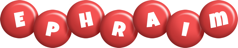 Ephraim candy-red logo