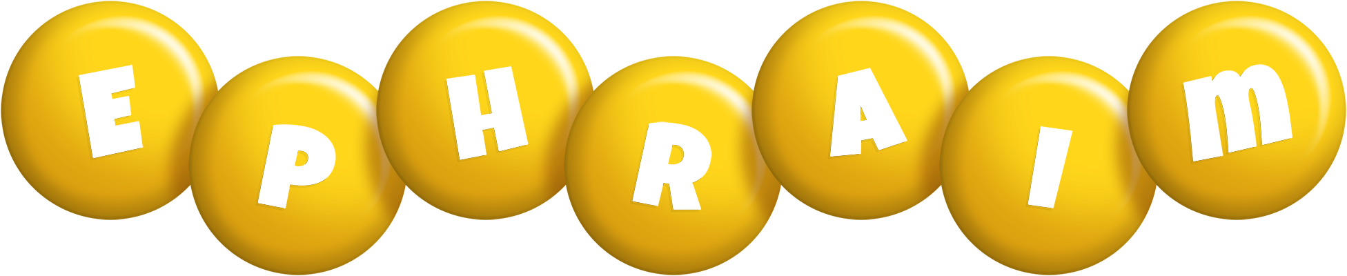 Ephraim candy-yellow logo